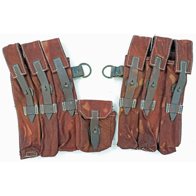 Paire de porte chargeur pour MP38 ou MP40 terrain marron