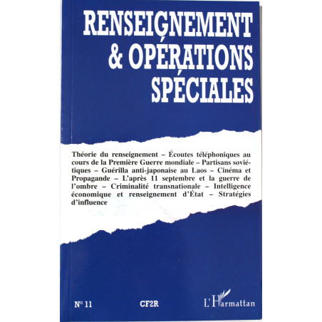 Livre Renseignement et opérations spéciales No 11 Juillet-Août 2002