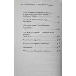 Livre Renseignement et opérations spéciales No 11 Juillet-Août 2002 Livre Renseignement et opérations spéciales No 11 Juillet-Août 2002