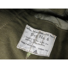Jacket originale oversmock parachutiste Anglais 1942 Pattern ref 999