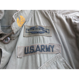Veste tropicale coton  originale 1968 rip stop US Vietnam ref  666