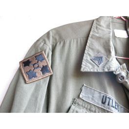 Veste tropicale coton  originale 1968 rip stop US Vietnam ref  111