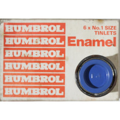 Pot de peinture Humbrol - Enamel No 14 French Blue - 1/2 Oz