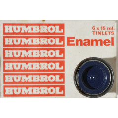 Pot de peinture Humbrol - Enamel No 15 Midnight Blue - 1/2 Oz