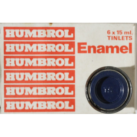Pot de peinture Humbrol - Enamel No 15 Midnight Blue - 1/2 Oz