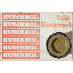 Pot de peinture Humbrol - Enamel No 26 Matt Khaki - 1/2 Oz
