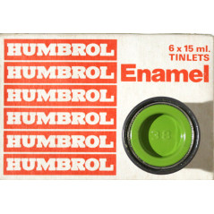 Pot de peinture Humbrol - Enamel No 38 Lime - 1/2 Oz