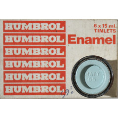 Pot de peinture Humbrol - Enamel No 65 Matt Aircraft Blue- 1/2 Oz