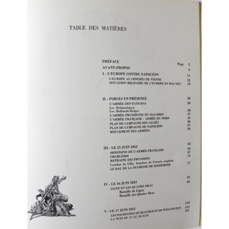 Livre Waterloo - 1815 du Commandant H. Lachouque et J.-C. Camigniani