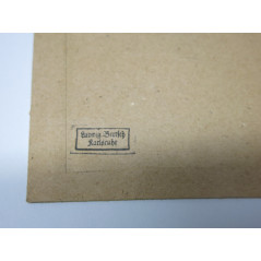 Pochette originale  papier pour croix de Fer 2° classe ref 450