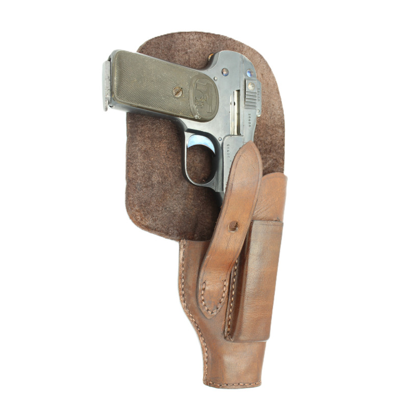 Etui cuir pistolet FN Browning 1900 type Allemand ww1 -ww2 