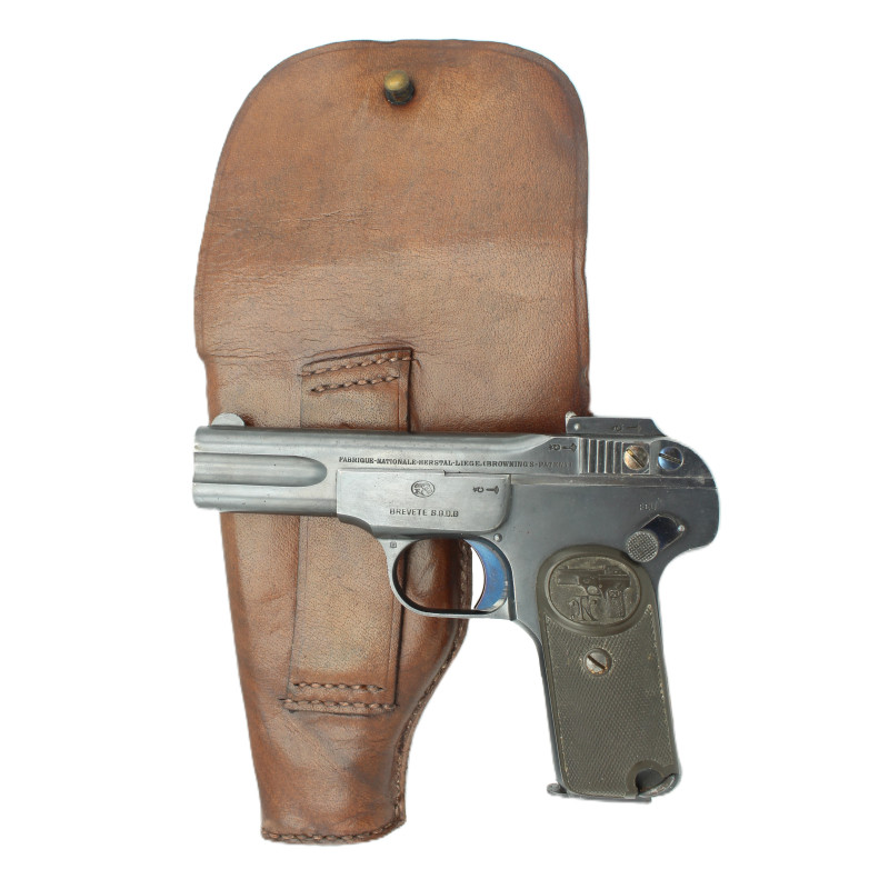 Etui cuir pistolet FN Browning 1900 type Allemand ww1 -ww2 