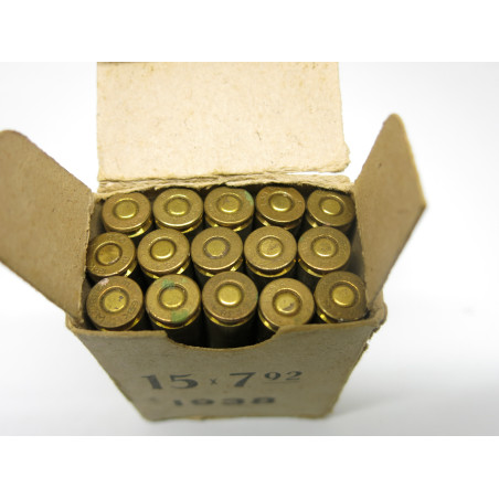 Boite pleine cartouches 8  Mauser Grec 1938 ref 412 categorie C 