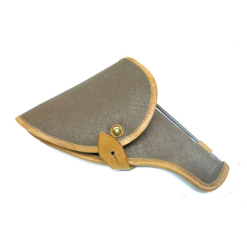 Étui cuir revolver Nagant avec baguette Étui cuir revolver Nagant avec baguette