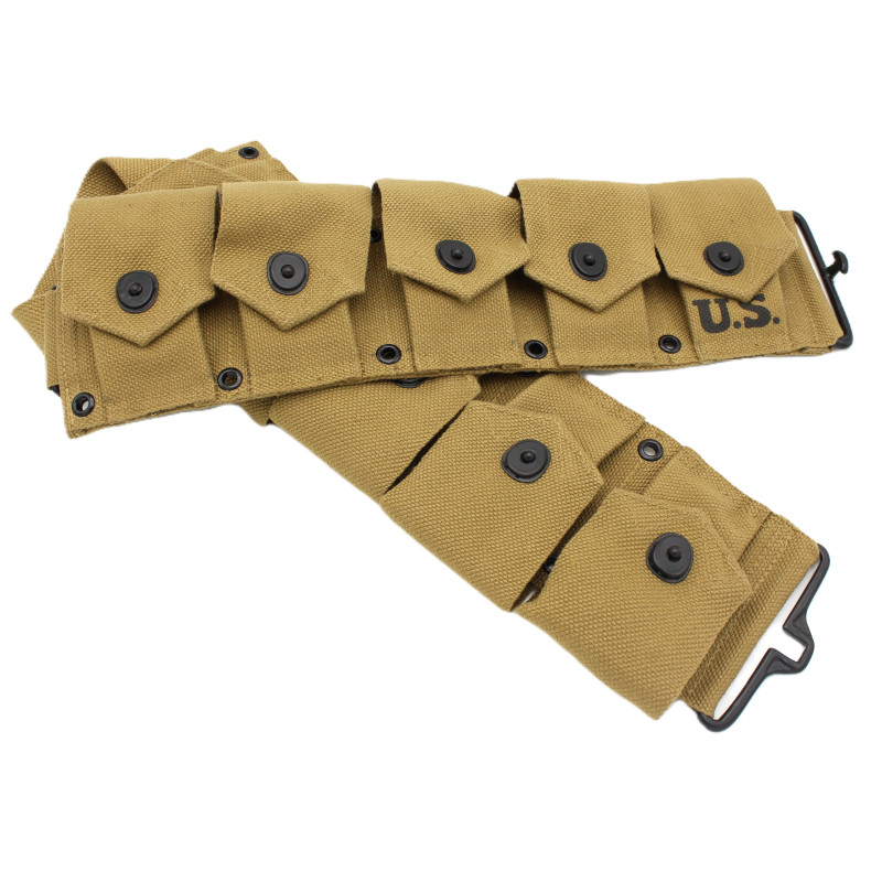 Ceinturon cartouchière US Garand khaki Ceinturon cartouchière US Garand khaki