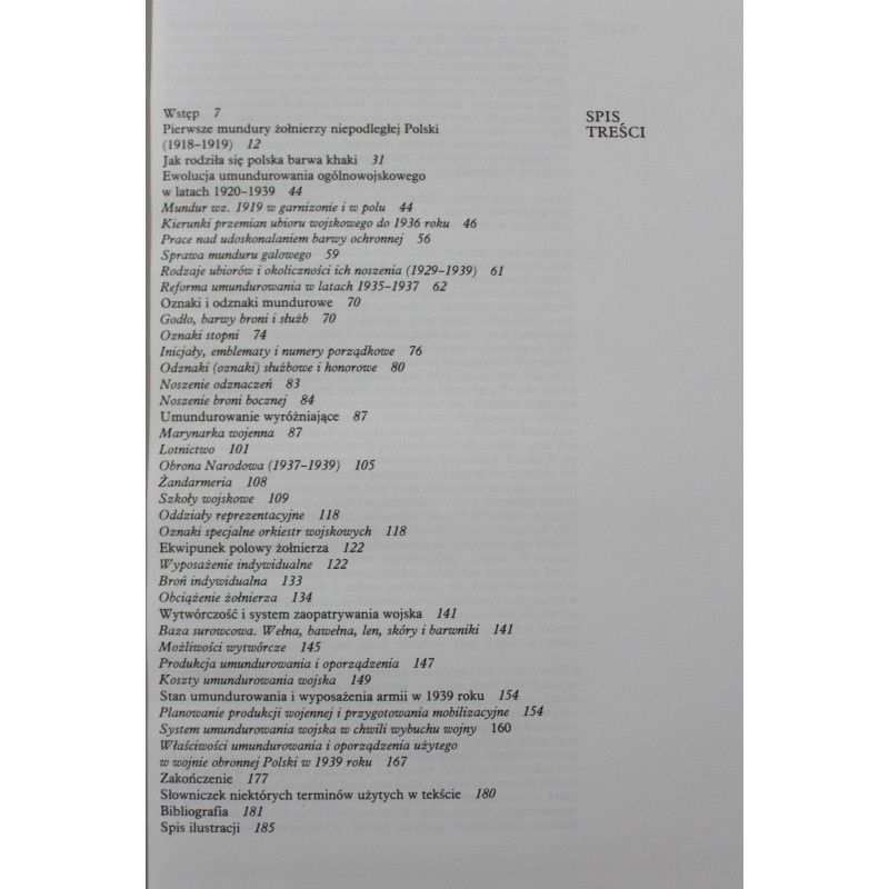 Livre Polski Mundur Wojskowi 1918 - 1939 de by Wielecki, Henryk