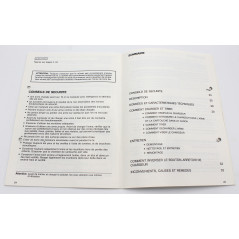 Livret pour Beretta série 92 avec baguette et douille d'entretien