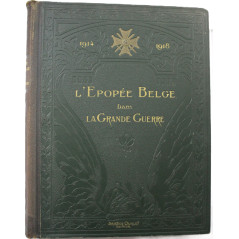 Livre L'épopée Belge dans la grande guerre 1914-1948