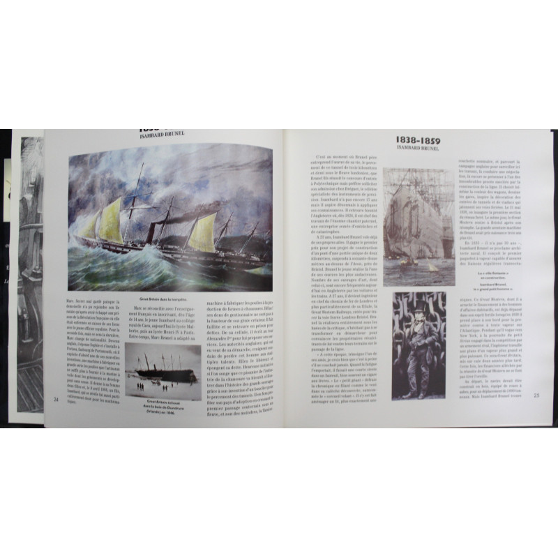 Livre l'Atlantique à toute vapeur de Daniel Hillion