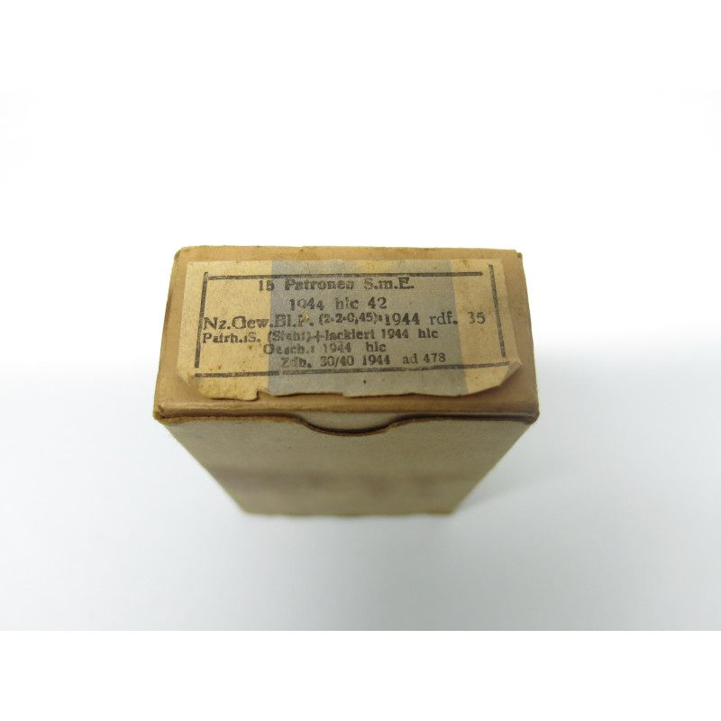 Boite vide Mauser 7.92 SME semi  perforante 1940 ref 150