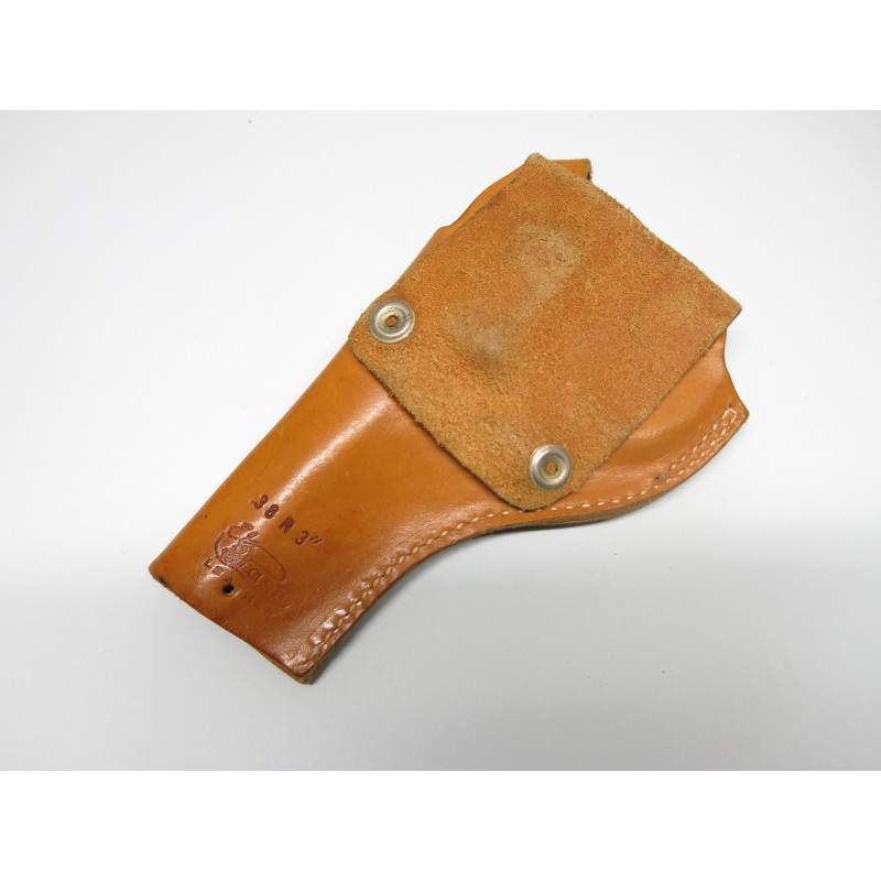 Etui cuir  revolver 3 pouces ref 421