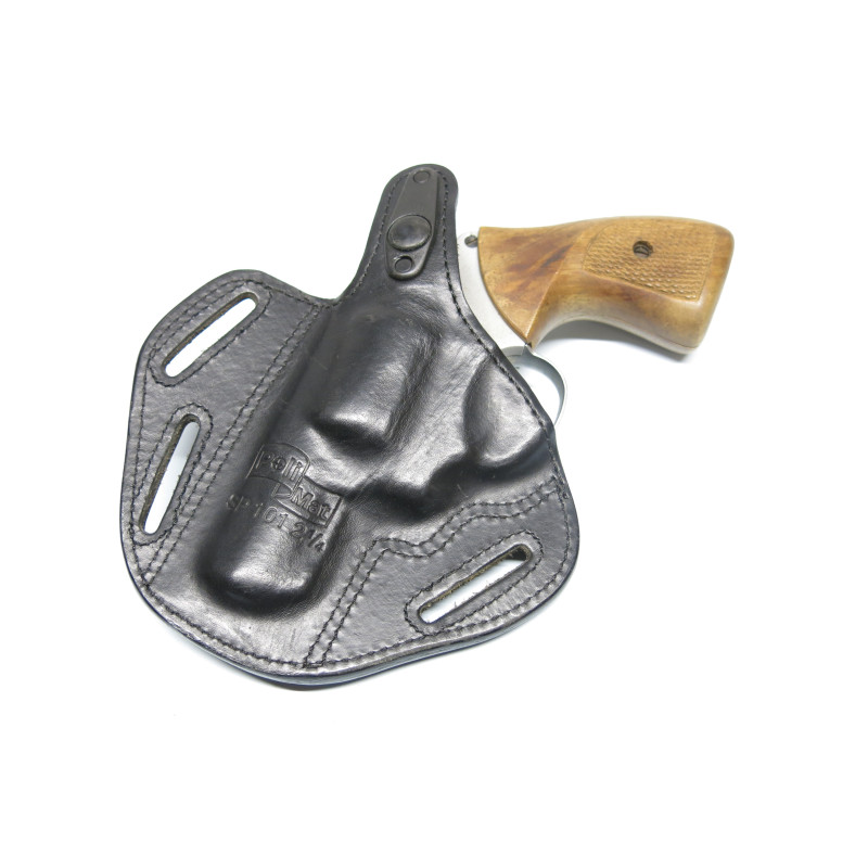 Etui cuir  revolver 2 pouces ref 900