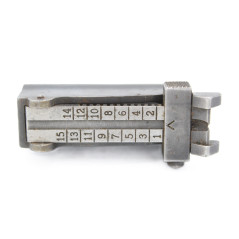 Hausse avec planchette et corps pour fusil K31