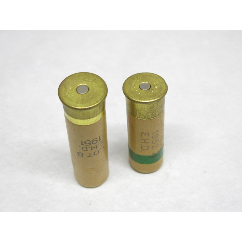 Lot de 2 Fusées de lance fusée Belge calibre 4  ref 47