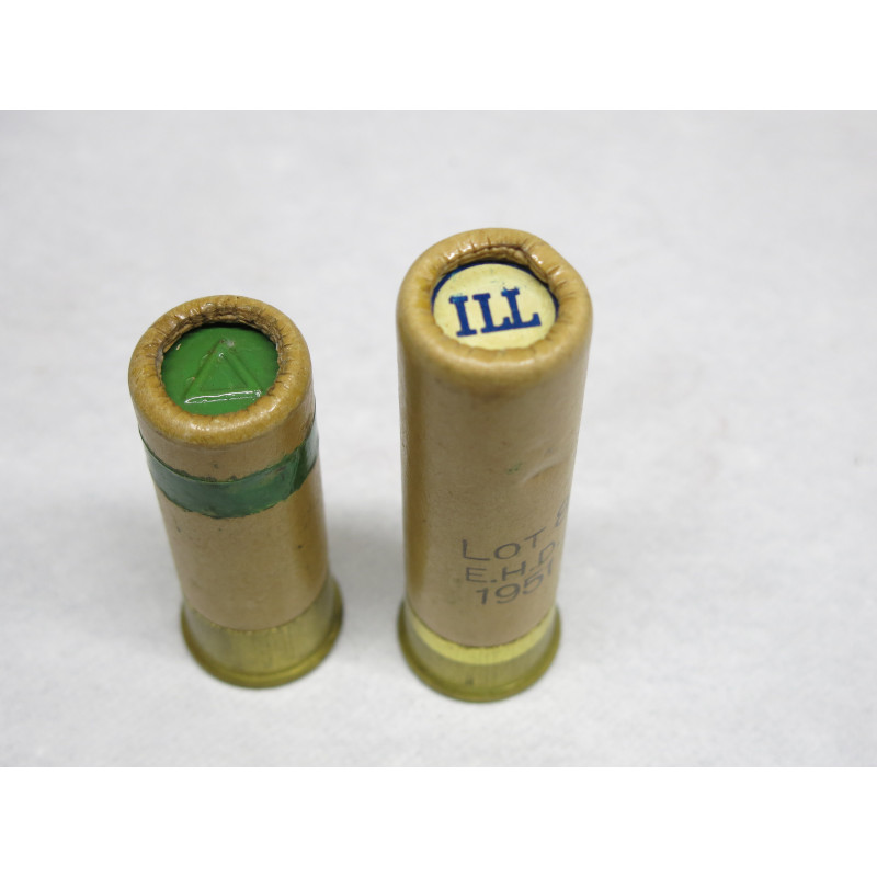 Lot de 2 Fusées de lance fusée Belge calibre 4  ref 47