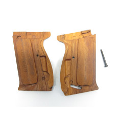Paire de plaquettes bois pistolet  P38 