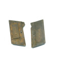 Plaquettes de crosse pistolet BEHOLLA  ref  60 avec vis