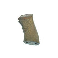 Plaquette de crosse bois revolver inconnue ref 82