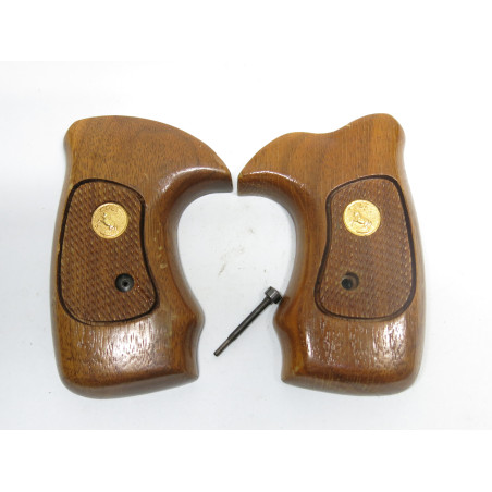 Paire de plaquettes bois COLT King cobra ref 500