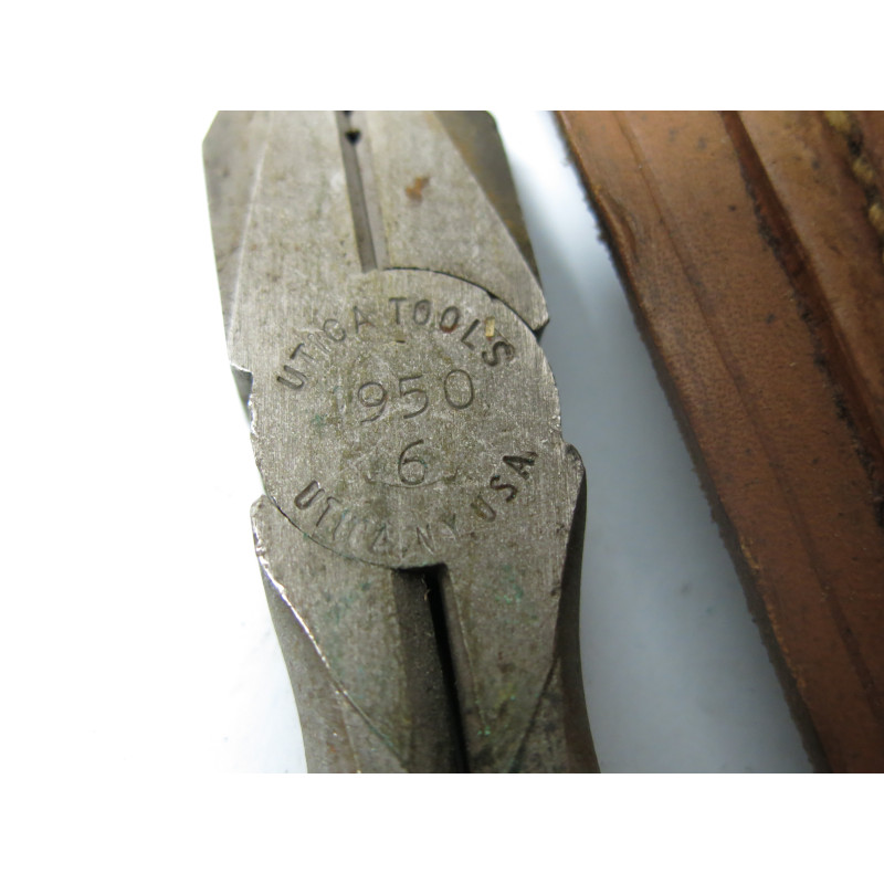 Etui cuir original TL 29 avec couteau et pince signal corps US army ref  99