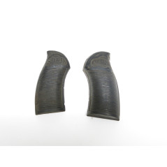 PAIRE DE PLAQUETTES REVOLVER EXCELSIOR , SJ&D (SIMONIS -JANSSEN ET DUMOULIN) ref 99