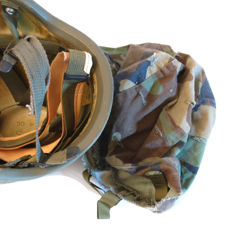 Casque Fritz kevlar PASGT original protection balistique Casque Fritz kevlar PASGT original protection balistique