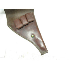 Bel etui cuir original  pour revolver 1892 couleur fauve ref 940