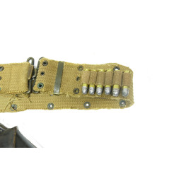 Etui cuir original revolver Colt 1895 US Navy  avec ceinturon toile    box 223