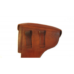 Holster leather P38 brown color 